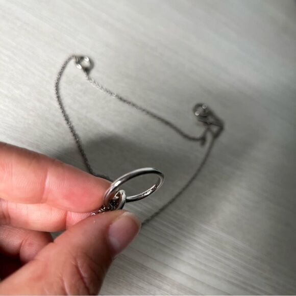 Celine silver knot necklace - preowned - Picture 6 of 6